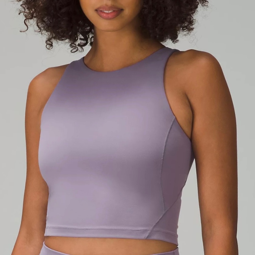 Lululemon Align High Neck Tank Top Purple Ash Size 2 NWT